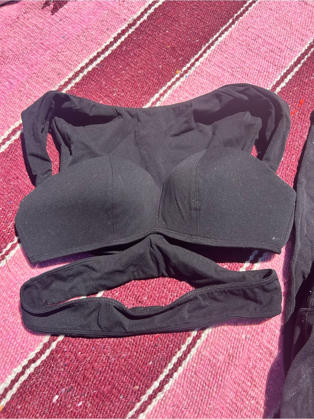 Wiskii corset bra and leggingsHigh-Waist Black Leggings - Sleek Everyday Comfort - Picture 6 of 10